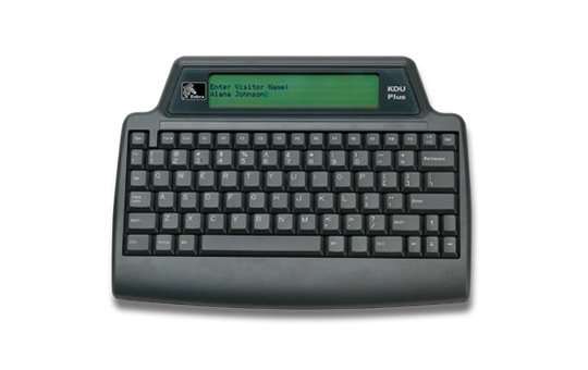KDU Plus™ – full-size keyboard with LCD for standalone printing applications